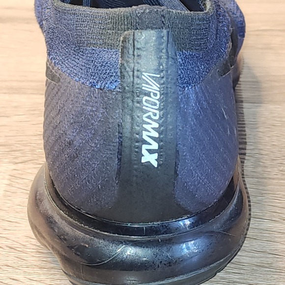 Nike Air VaporMax Flyknit Mens Running Shoes Blue Size 12 849558 400 - Picture 6 of 10